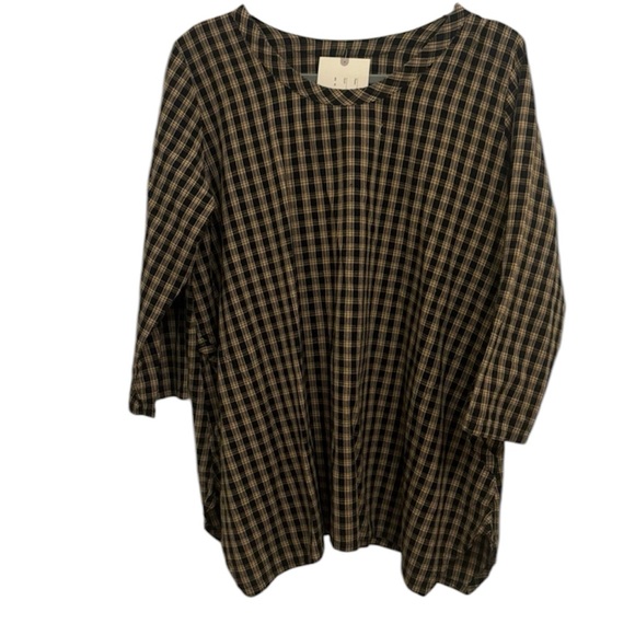 Heart’s Desire Tops - Heart’s Desire Checkered Tunic